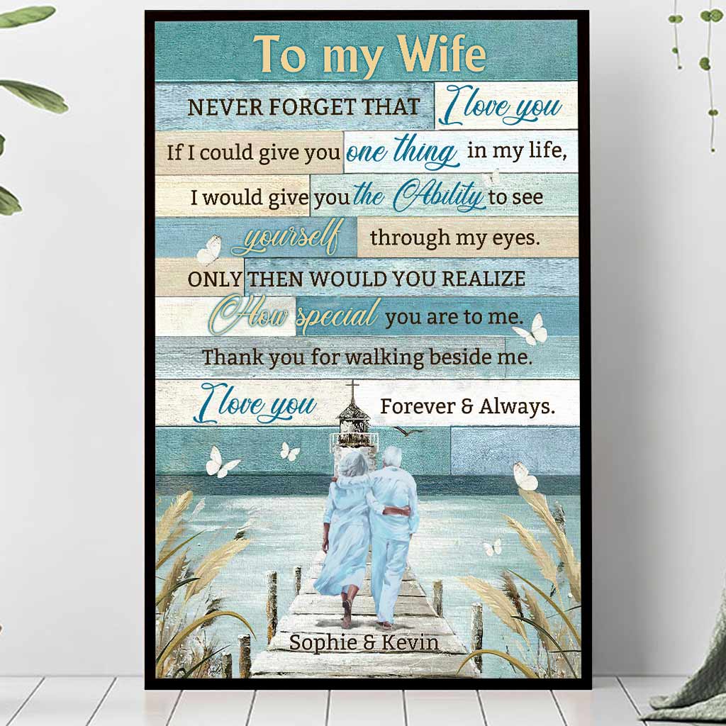 I Love You Forever And Always - Personalized Couple Poster