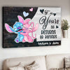 I&#39;m Yours - Personalized Couple Ohana Canvas And Poster