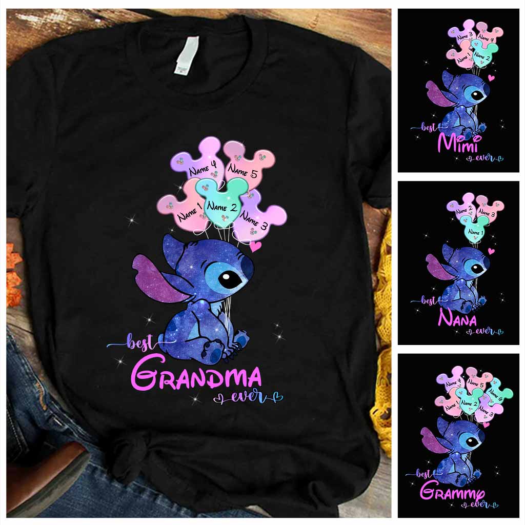 Best Grandma Ever - Personalized Mother's Day Ohana T-shirt and Hoodie