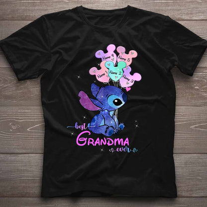 Best Grandma Ever - Personalized Mother's Day Ohana T-shirt and Hoodie