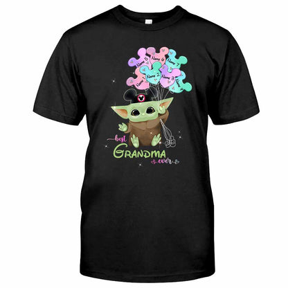 Best Grandma Ever - Personalized Mother's Day The Force T-shirt and Hoodie