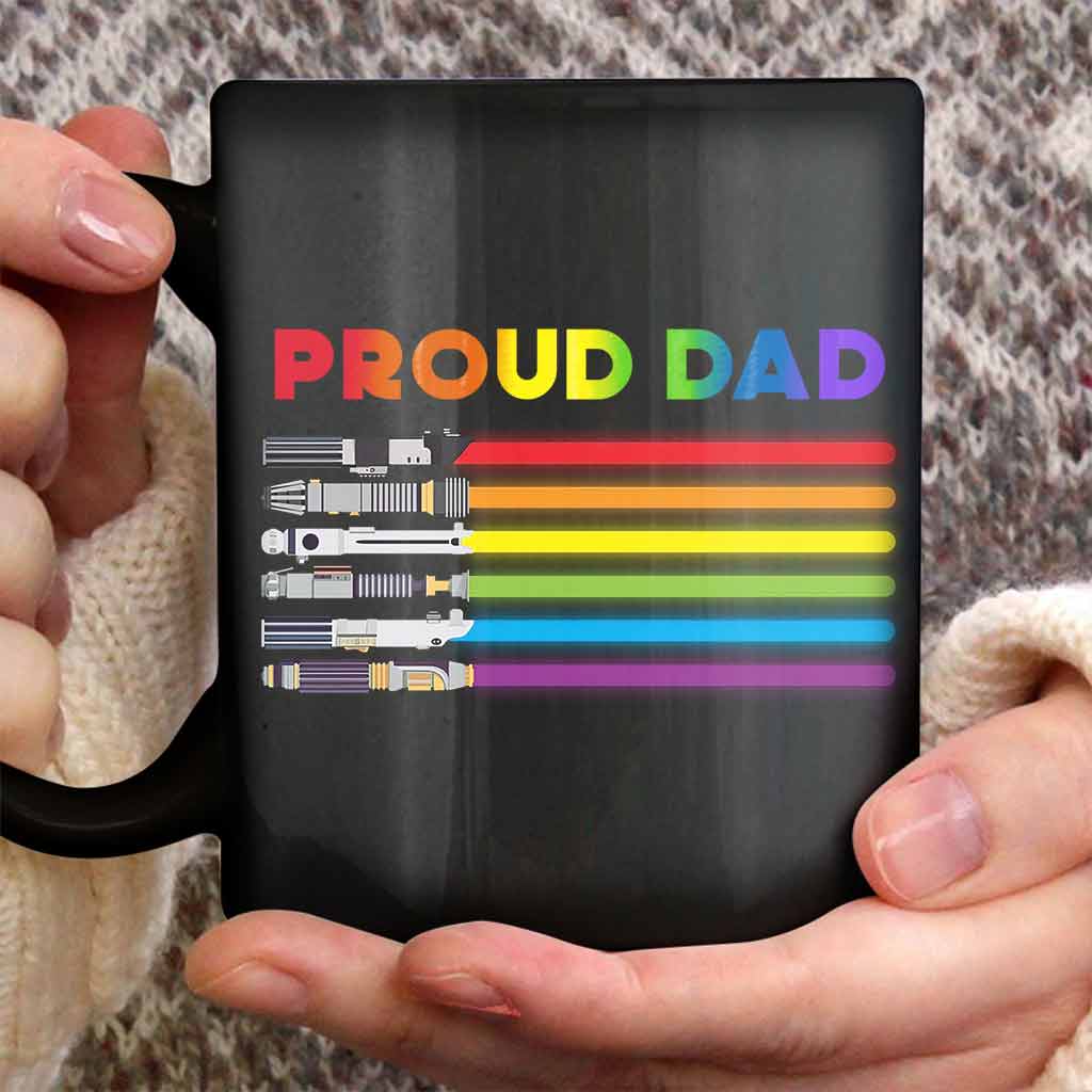 Proud Dad - Personalized LGBT Support Mug