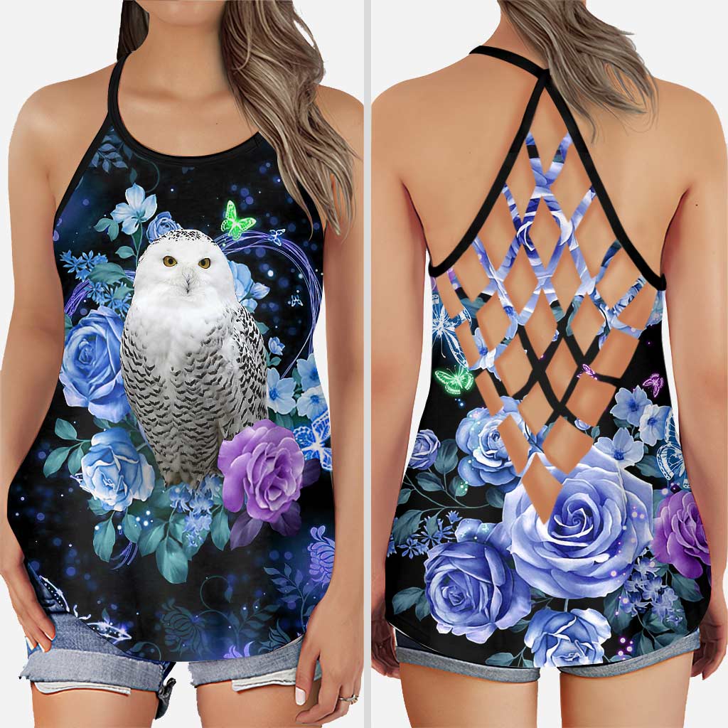 Love Owls Cross Tank Top