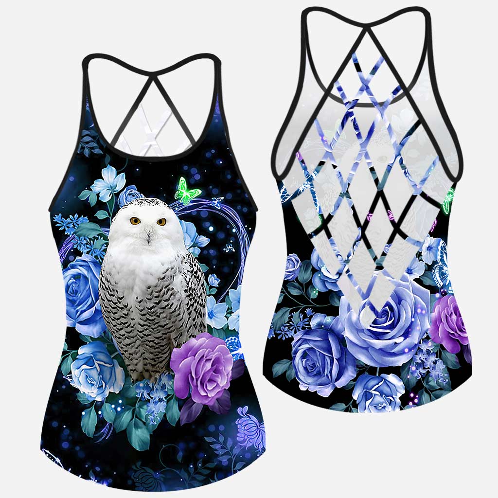 Love Owls Cross Tank Top