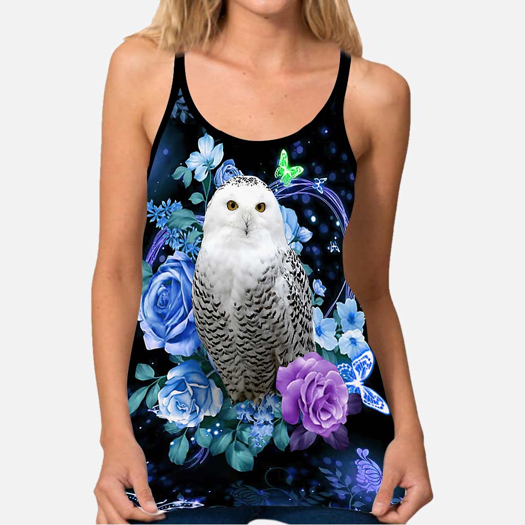 Love Owls Cross Tank Top