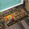 Annoying Each Other - Personalized Halloween Nightmare Doormat
