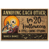Annoying Each Other - Personalized Halloween Nightmare Doormat