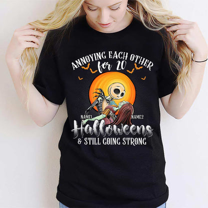 Annoying Each Other - Personalized Halloween Nightmare T-shirt and Hoodie