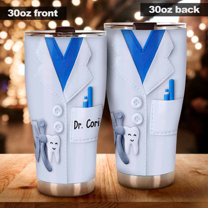 Dentist 3D Pattern Print Personalized Tumbler