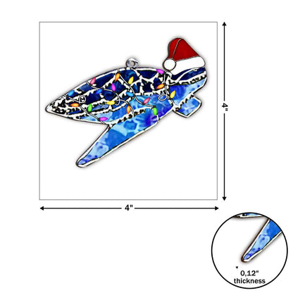 Jolly Turtle - Christmas 6 Pieces Garland With 3D Pattern Printed