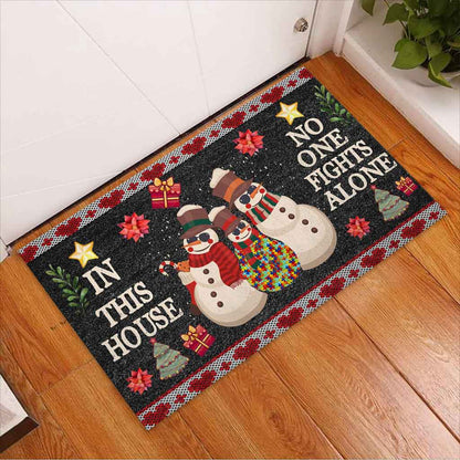 In This House - Autism Awareness Doormat