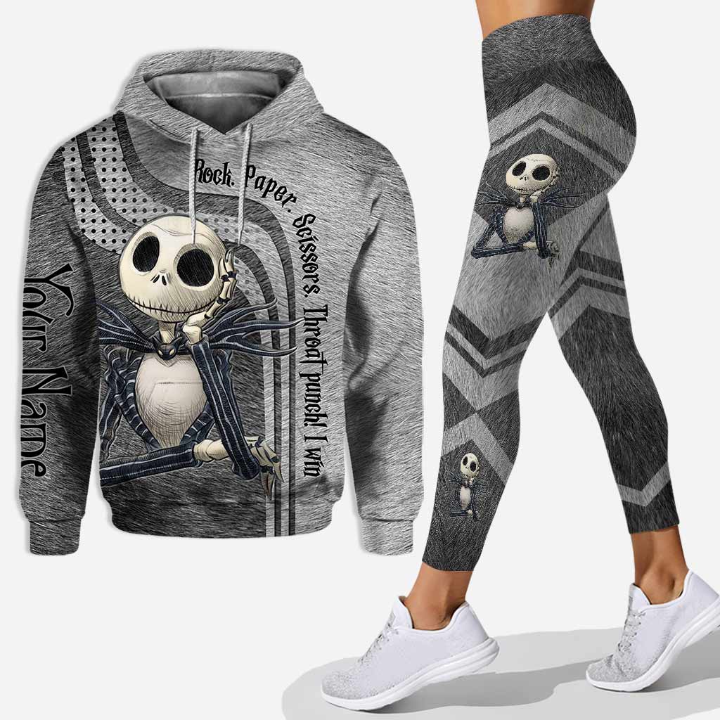 Rock Paper - Personalized Nightmare Hoodie And Leggings