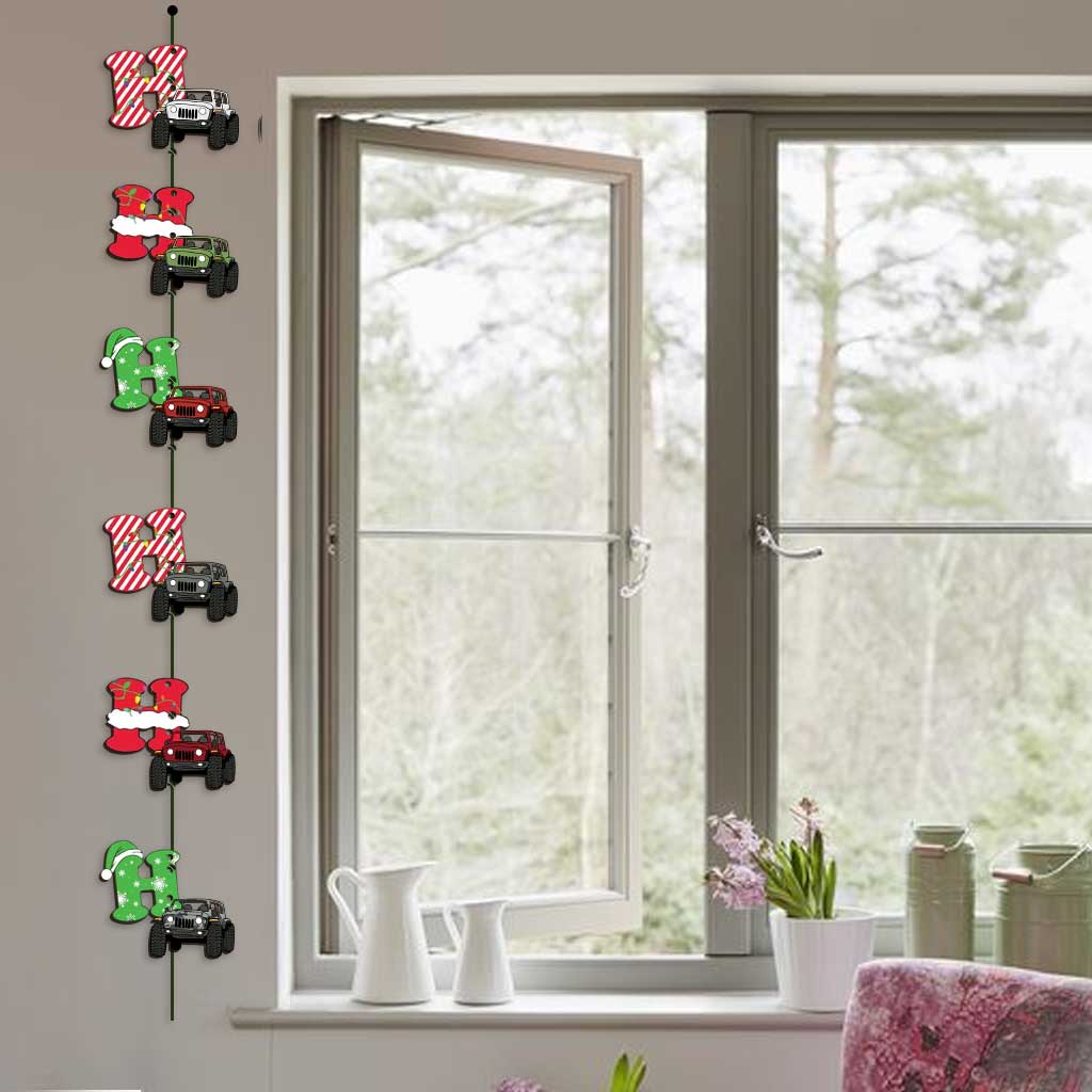 Ho Ho Ho Wild Grill - Personalized Christmas Car 6 Pieces Garland