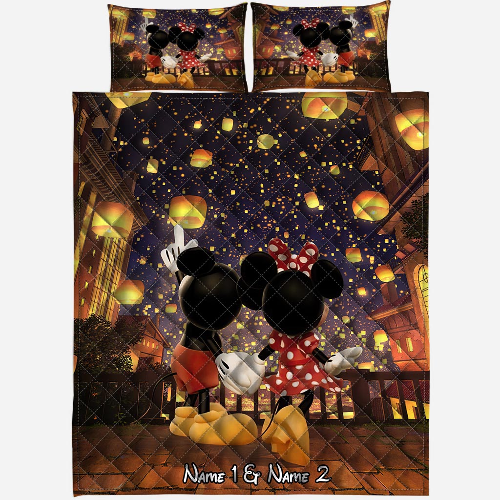 I Choose You - Personalized Couple Quilt Set