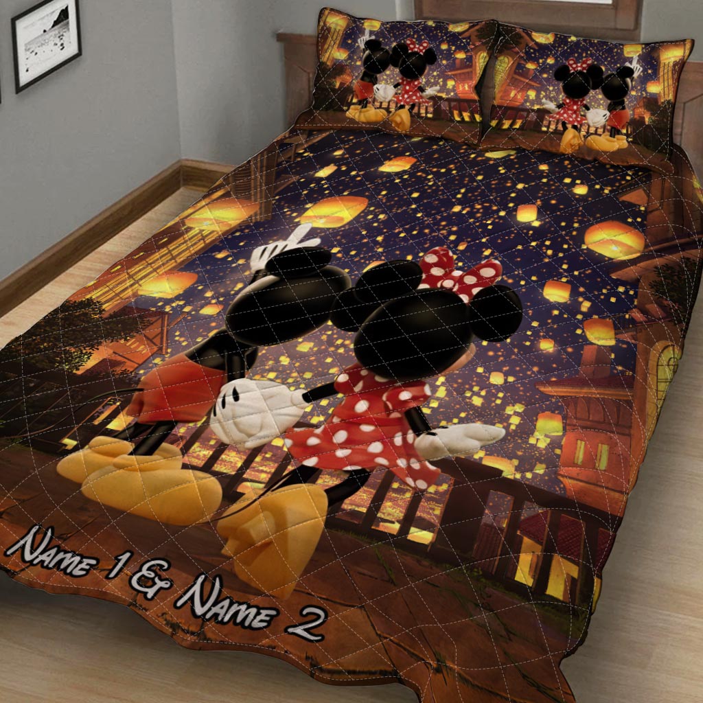 I Choose You - Personalized Couple Quilt Set
