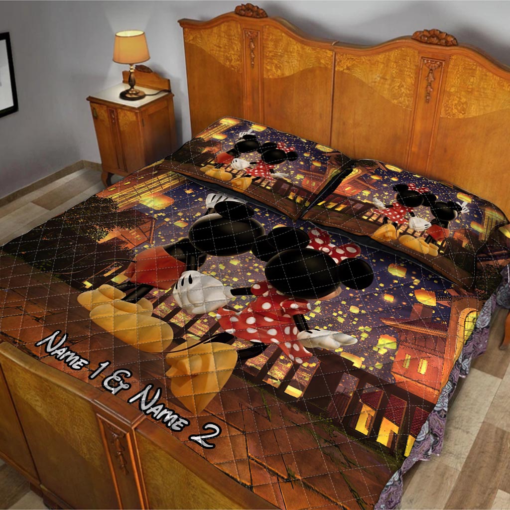 I Choose You - Personalized Couple Quilt Set
