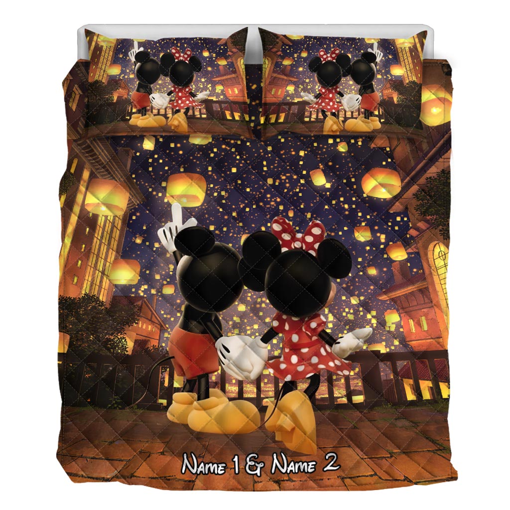 I Choose You - Personalized Couple Quilt Set