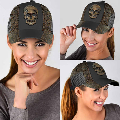 Skull Cap With Printed Vent Holes