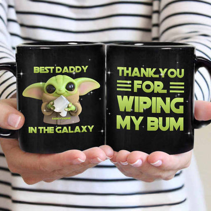 Best Daddy In The Galaxy - Personalized Father Mug