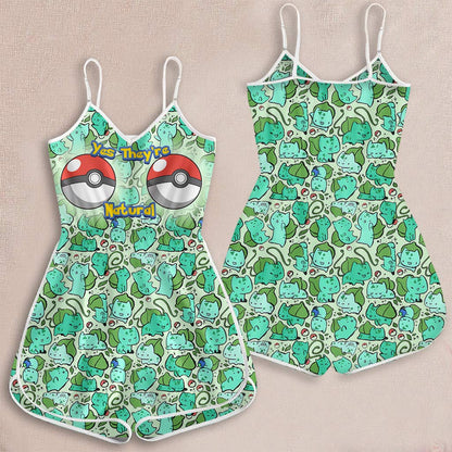 Yes They're Natural Monster Trainer Romper