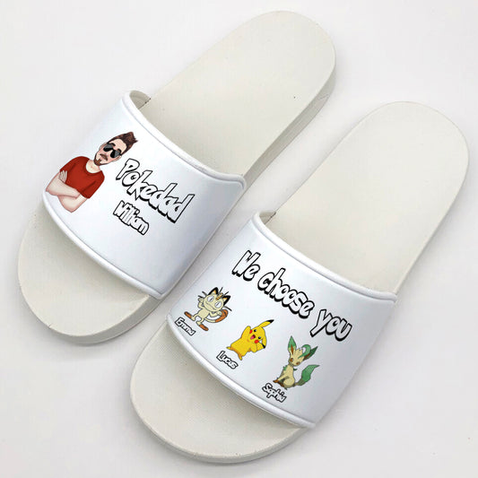 I'm Their Dad - Personalized Monster Trainer Slide Sandals