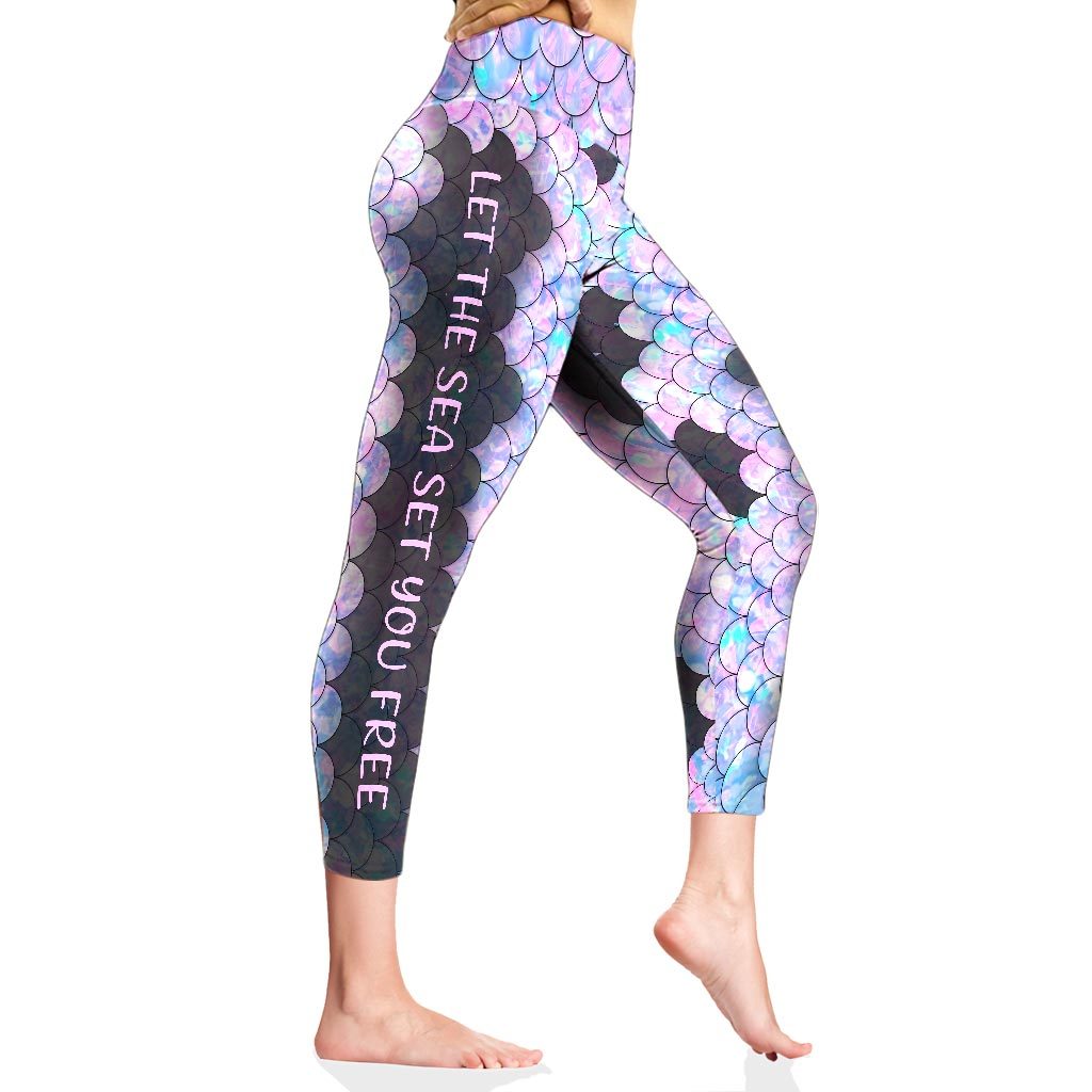 Let The Sea Set You Free - Turtle Leggings