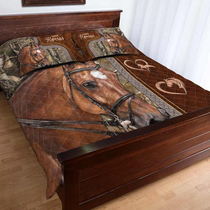 Love Horse - Horse Quilt Set