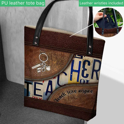 Teacher Teach Love Inspire - Tote Bag 1121