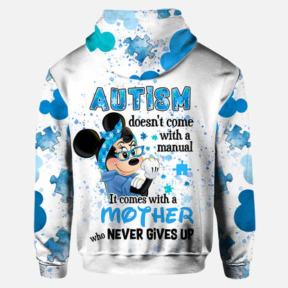 Autism Doesn't Come With A Manual - Personalized Autism Awareness Hoodie and Leggings