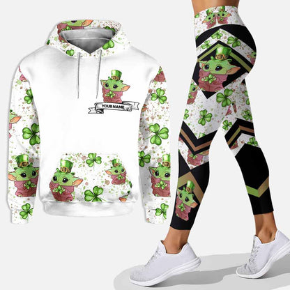 May The Luck Be With You - Personalized Patrick's Day Hoodie and Leggings