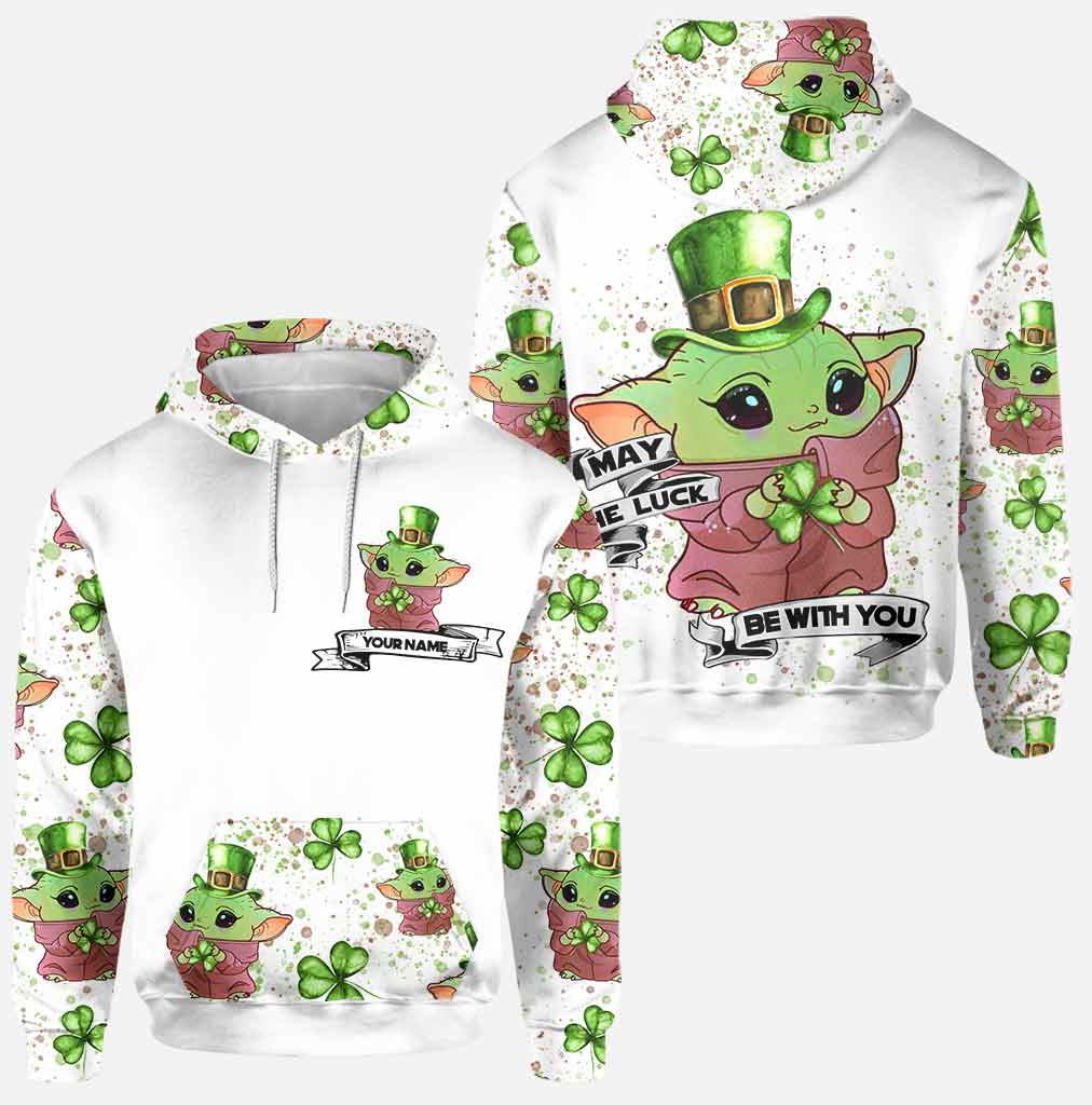 May The Luck Be With You - Personalized Patrick's Day Hoodie and Leggings