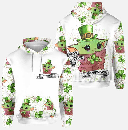 May The Luck Be With You - Personalized Patrick's Day Hoodie and Leggings