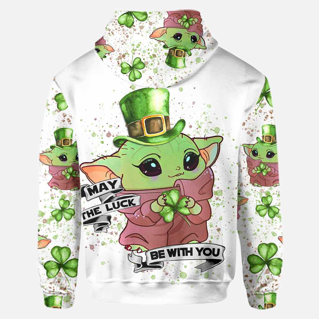 May The Luck Be With You - Personalized Patrick's Day Hoodie and Leggings