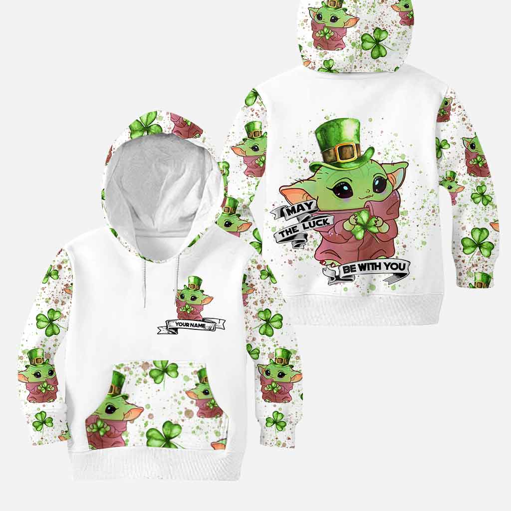 May The Luck Be With You - Personalized Patrick's Day Hoodie and Leggings