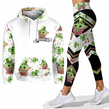 May The Luck Be With You - Personalized Patrick's Day Hoodie and Leggings