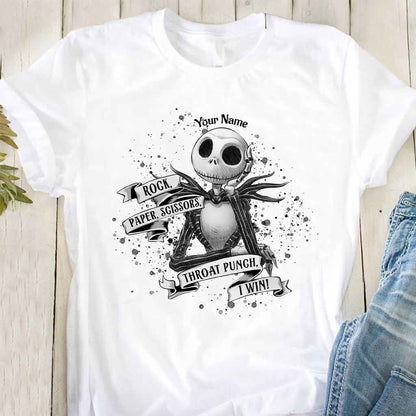 Rock Paper Scissors Nightmare - Personalized T-shirt and Hoodie