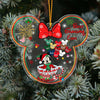 Best Grandma Ever - Personalized Christmas Transparent Ornament