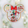 Best Grandma Ever - Personalized Christmas Transparent Ornament