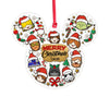 Merry Christmas May The Force Be With You - Personalized The Force Transparent Ornament