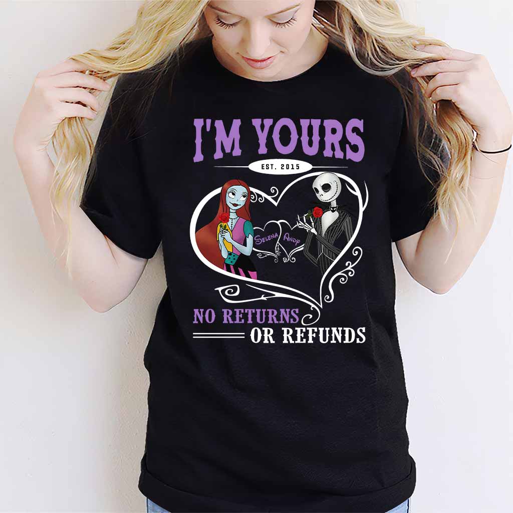 I'm Yours No Returns Or Refunds - Personalized Nightmare T-shirt and Hoodie