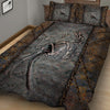 Dinosaur Fossil 3D Pattern Print Quilt Bed Set