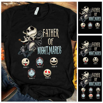 Father Of Nightmares - Personalized Father's Day Nightmare T-shirt and Hoodie