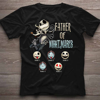 Father Of Nightmares - Personalized Father's Day Nightmare T-shirt and Hoodie