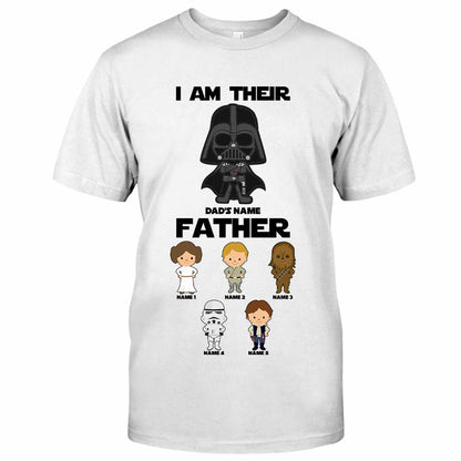 I Am Their Father - Personalized Father's Day The Force T-shirt and Hoodie