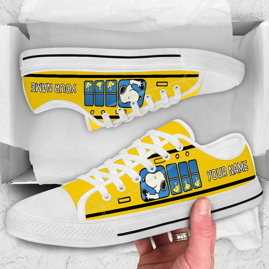 Cute Little Dog - Personalized Low Top Shoes