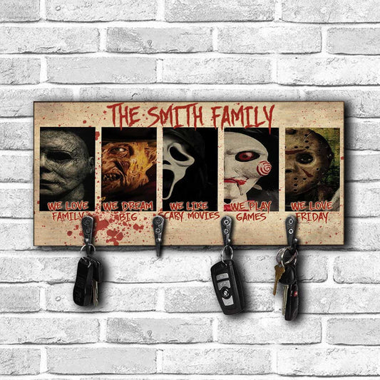 In This House Horror Movie - Personalized Key Rack