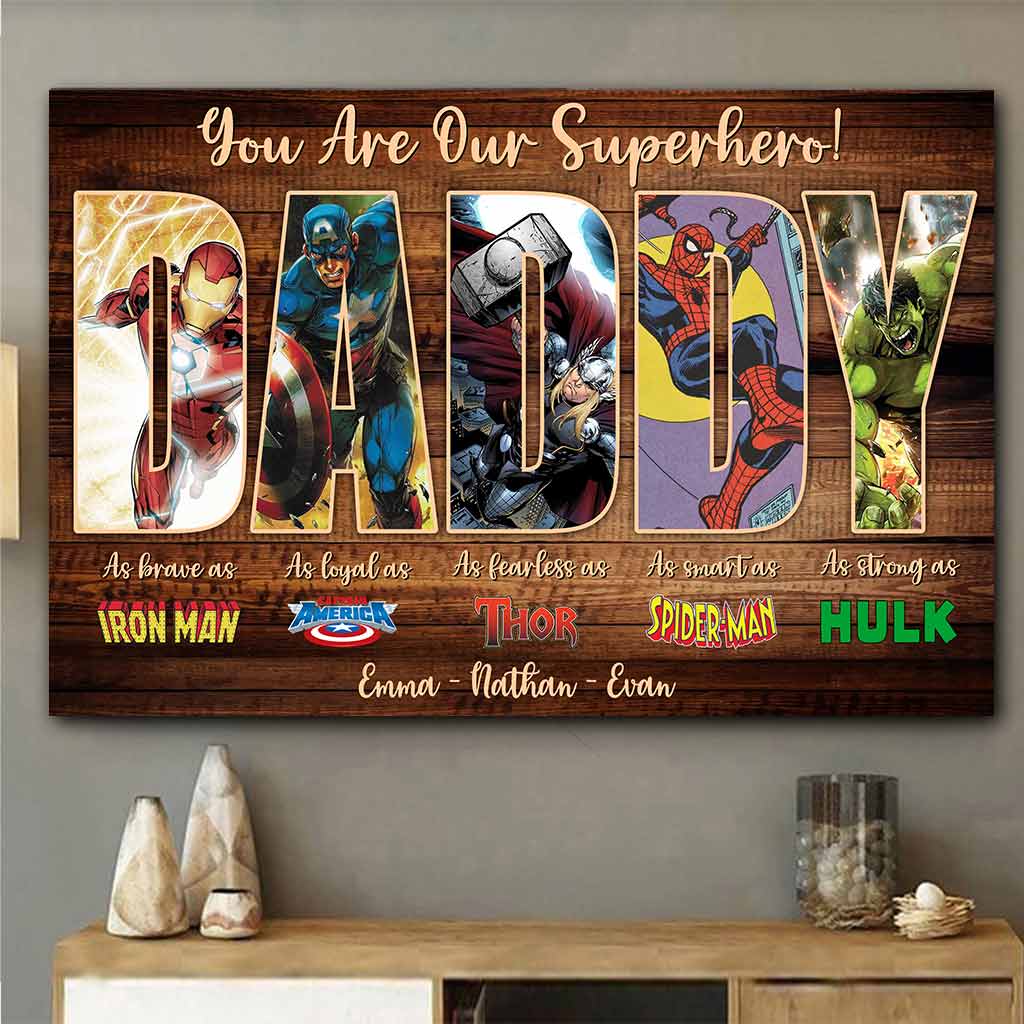 Daddy You Are - Personalized Father's Day Poster