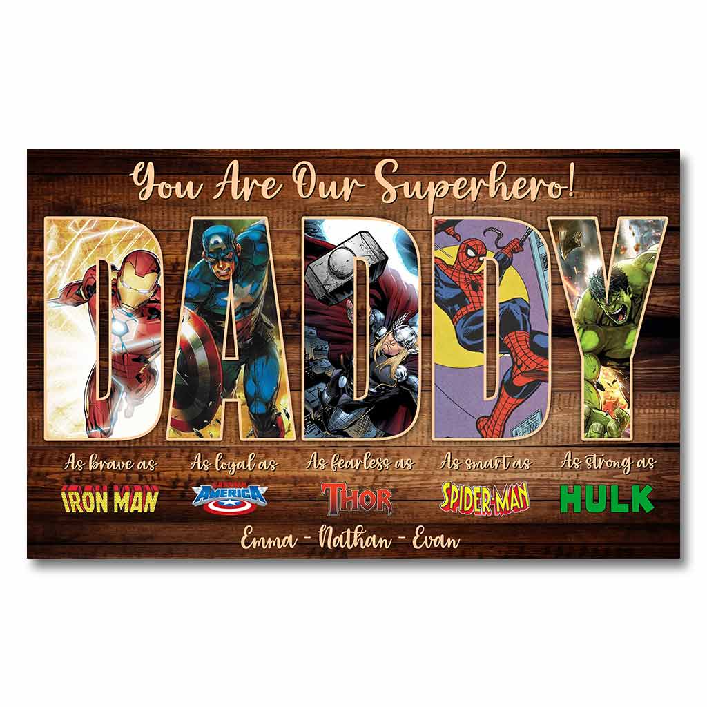 Daddy You Are - Personalized Father's Day Poster