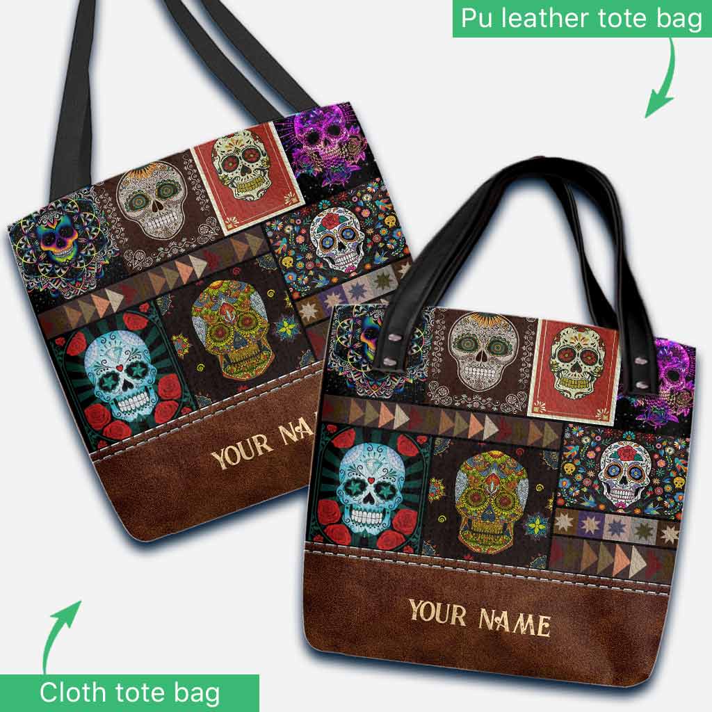 Love Skulls - Personalized Skull Tote Bag