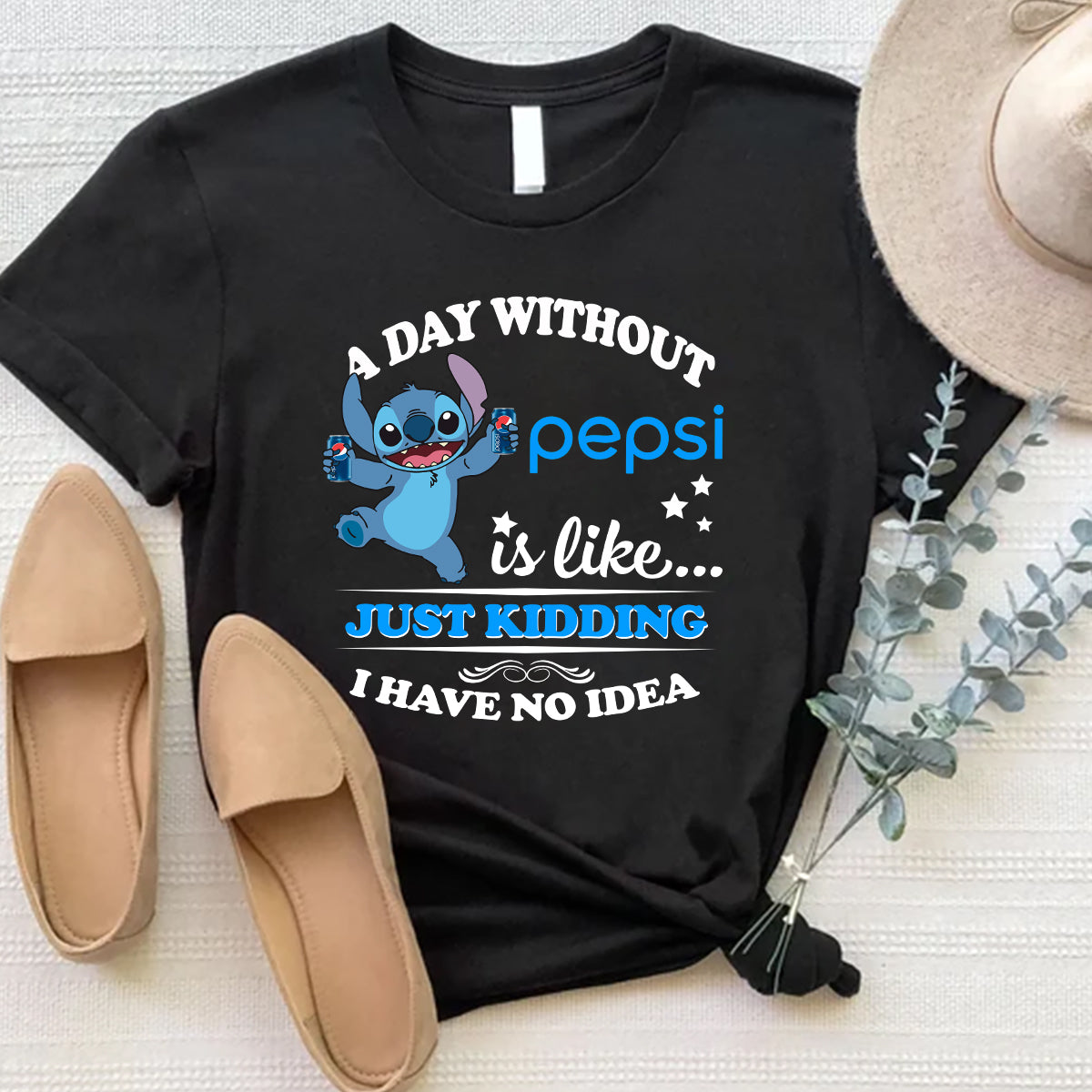 A Day Without - Blue Soft Drink T-shirt and Hoodie